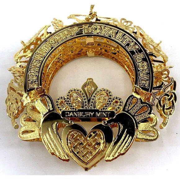 Danbury Mint 2006 Symbol Of Friendship Christmas Ornament 24K Gold Plated - Picture 6 of 8